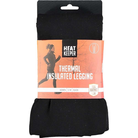 2x Thermo legging voor dames zwart