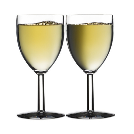 2x Wineglasses plastic 200 ml