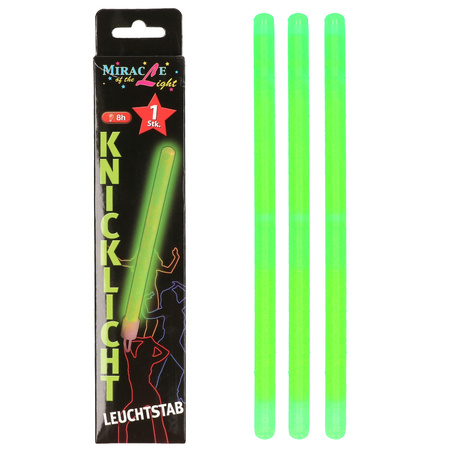 3 neon glow sticks breaklights groen 