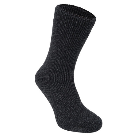3 Paar thermo sokken antraciet/donkergrijs voor dames maat 36-41