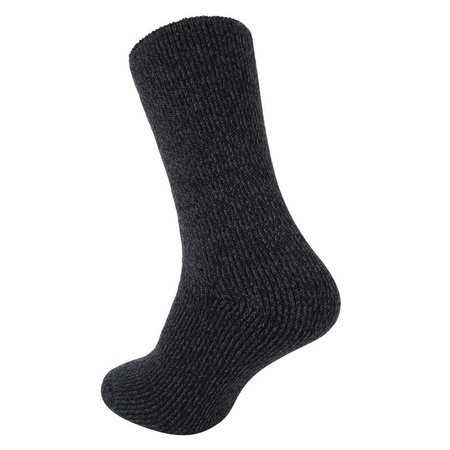 3 Paar thermo sokken antraciet/donkergrijs voor heren maat 41-46