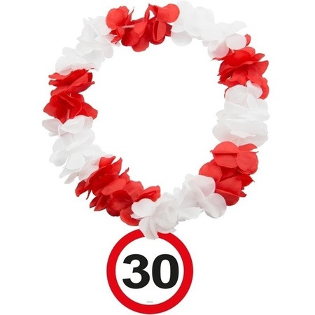 30 Year wreath road sign