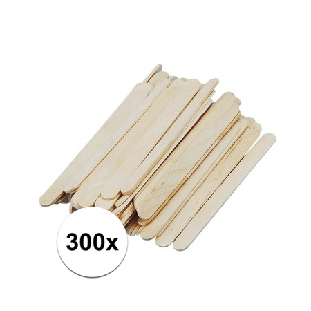 300x Mini craft sticks 5,5 cm