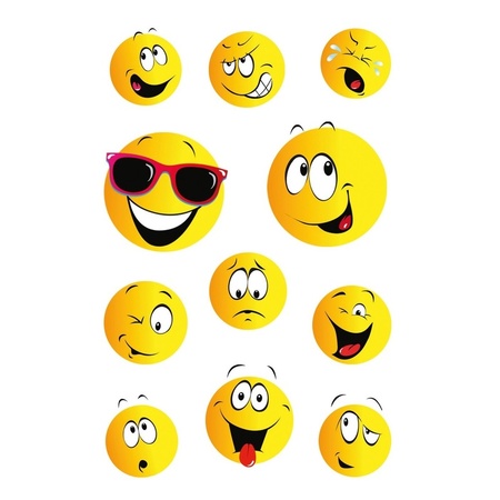 33x Smiley/emoticons stickers