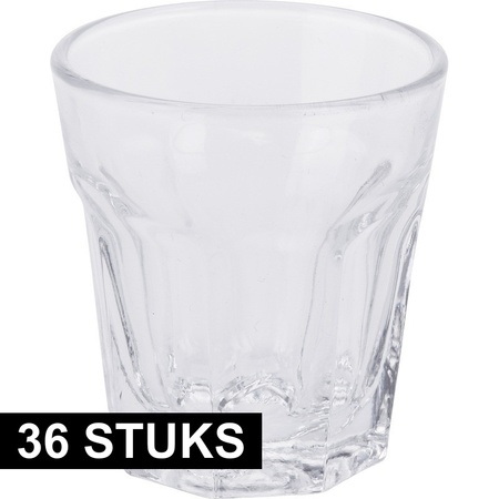36x Shot glasses 40 ml