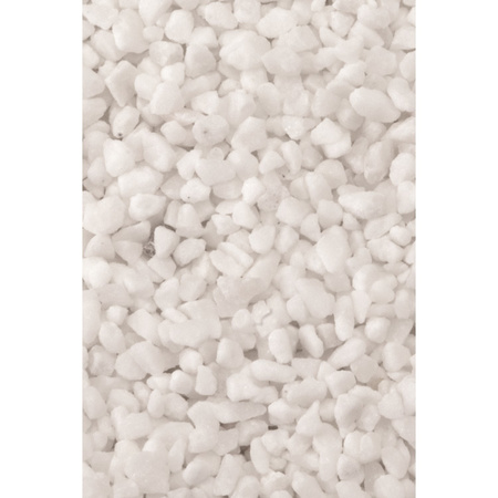 3x packets decoration sand stones white 480 ml