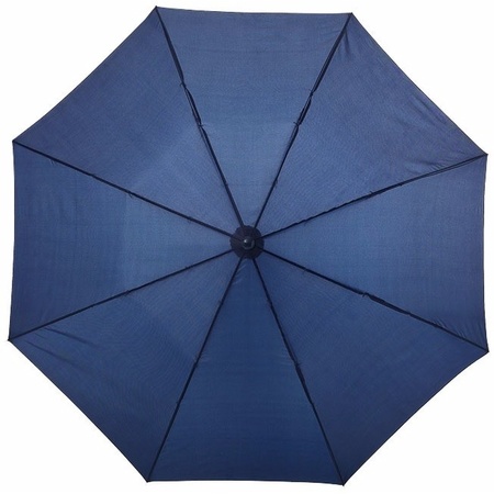 3x Pocket umbrellas navy 93 cm