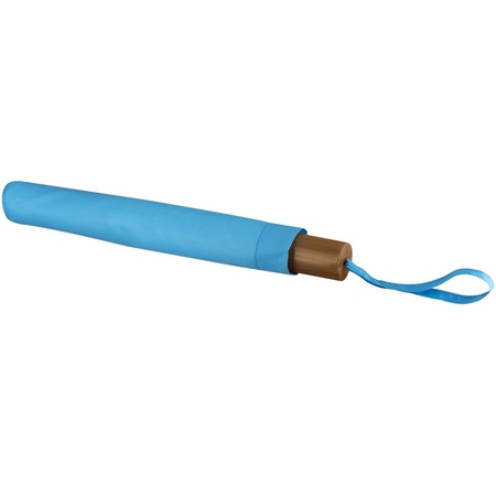 3x Pocket umbrellas light blue 93 cm