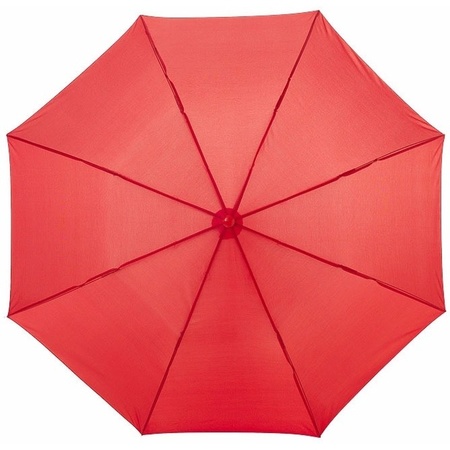 3x Pocket umbrellas red 93 cm