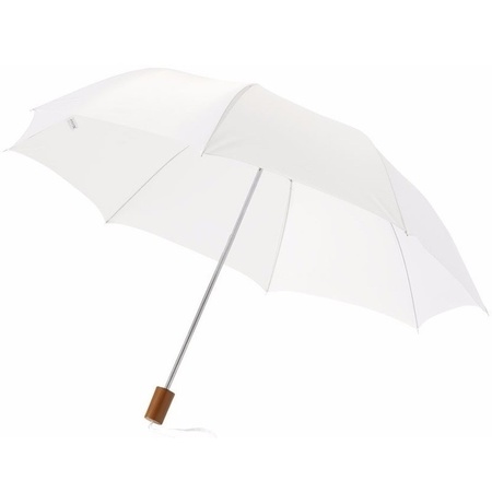 3x Pocket umbrellas white 93 cm