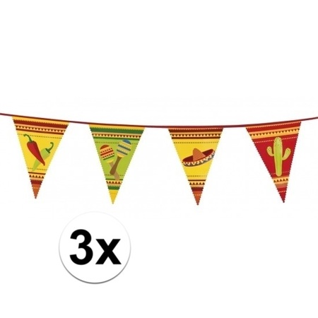 3x Mexico bunting 6 meters