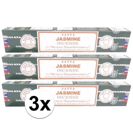 3x Nag Champa wierook Jasmine 15 gram
