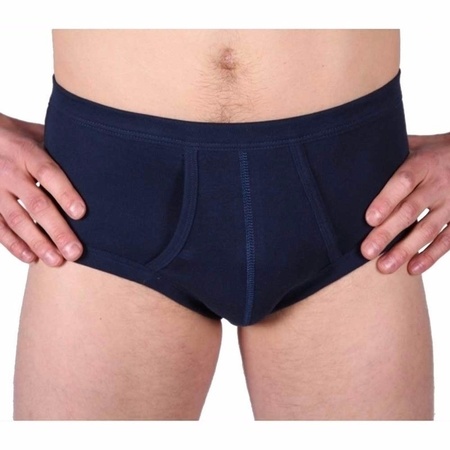 3x Navy Beeren mens underwear briefs - size L