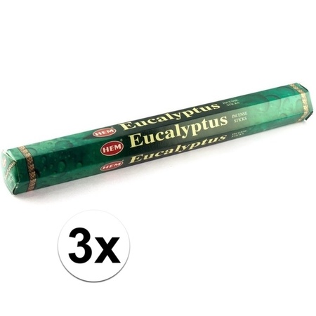 3x Incense eucalyptus 