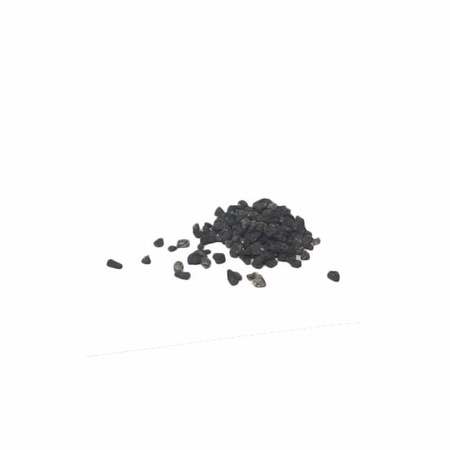 3x potjes decoratie steentjes zwart 500 gram