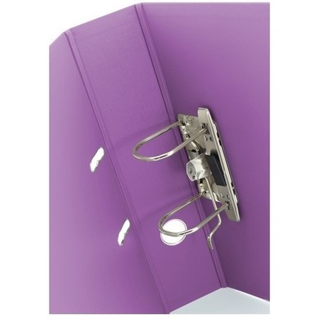 3x Ring binder folder purple 75 mm A4
