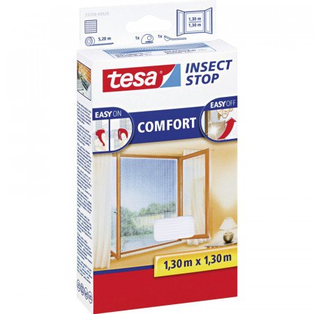 3x Tesa flyscreen/insectscreen white 1,3 x 1,3 meter