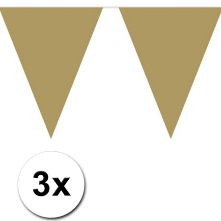 Flag line gold 3x