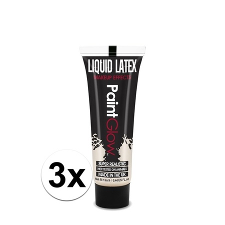 3x Liquid latex make up 10 ml