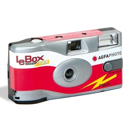 3x disposable cameras with flash