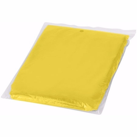 3x yellow rain poncho