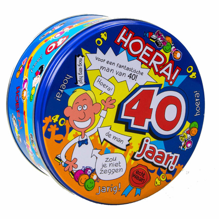 40 year candy box / stock box gift for 40th birthday for men