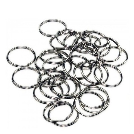 40x key rings metal