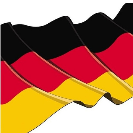 40x stuks Duitse vlag servetten 33 x 33 cm