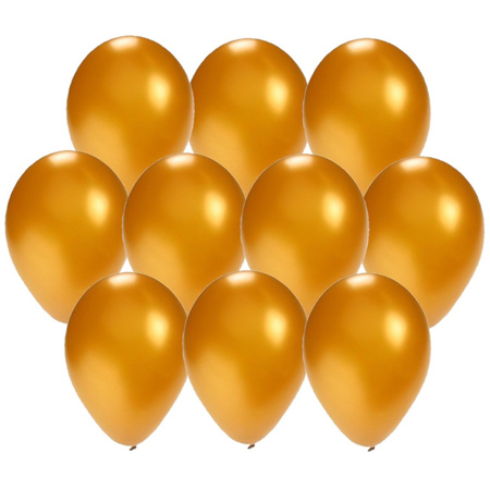 Gold balloons 40x pieces