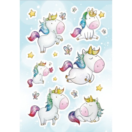 48 x Unicorn stickers 