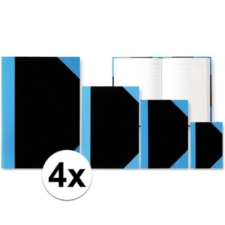 4x Notebook A4 size hardcover