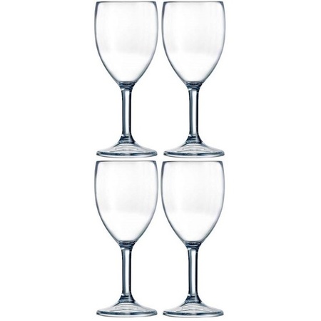 2x Unbreakable wine glasses 300 ml shatterproof outdoor