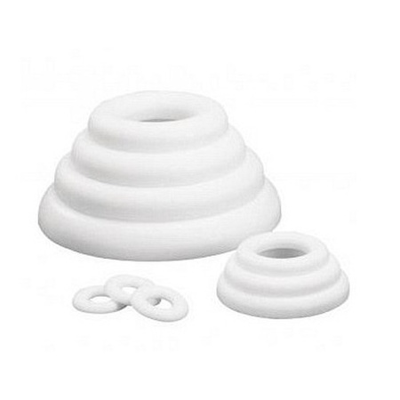 4x Styrofoam flat rings 30 cm