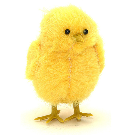 4x piecesplush Easter chicks yellow 9 cm