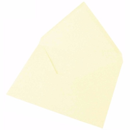 5 ivory envelopes for A6 cards