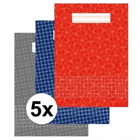 5x A4 checkers notebook 10 mm 1x