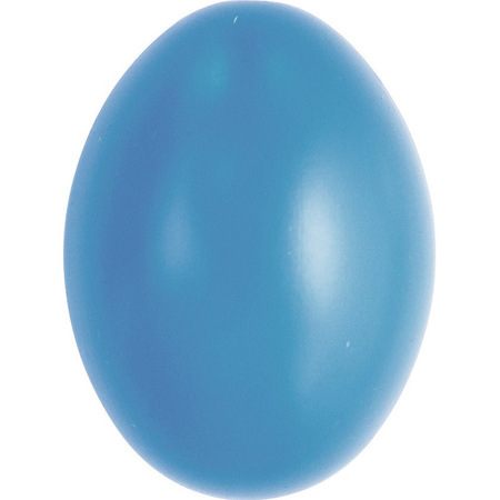 50x Lichtblauwe kunststof eieren decoratie 4 cm hobby