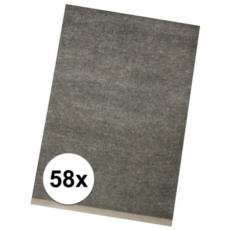 58x Luxe hobby overtrekpapier 