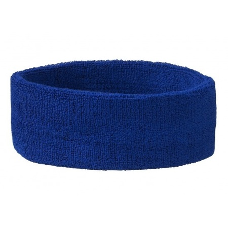 Royal blue headband for sport 5 pieces