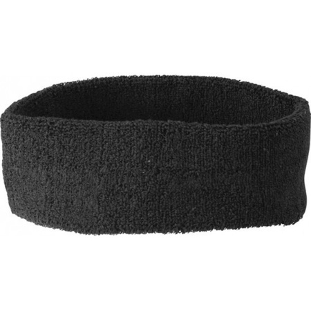 Black headband for sport 5 pieces