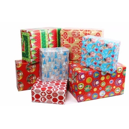 5x Christmas wrapping paper