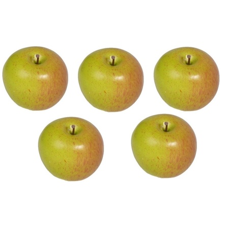 5x Kunst appels 8 cm