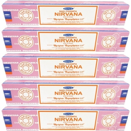 5 packages Nag Champa  Nirvana