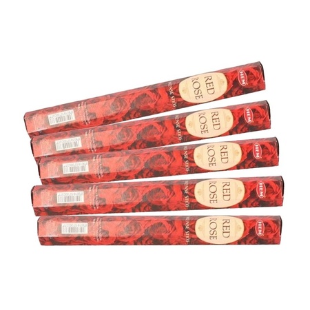 5x package incense Red Rose