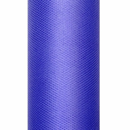 5x rollen tule stof blauw 0,15 x 9 meter