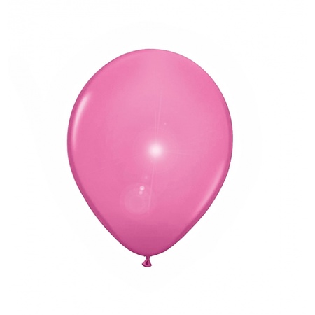 LED light balloons pink 5x pieces
