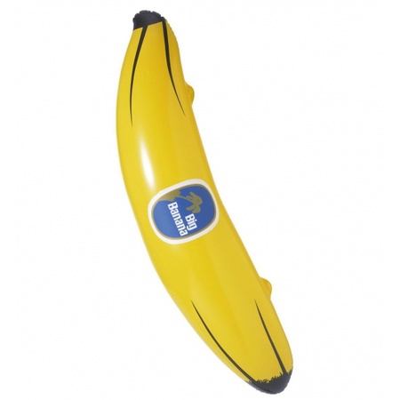 5x Stuks opblaasbare banaan/bananen van 100 cm