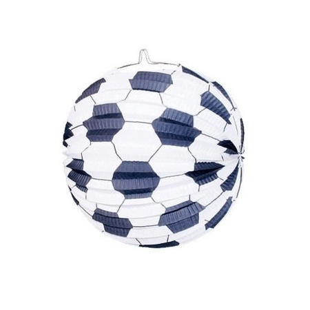 5x Football lantern 24 cm