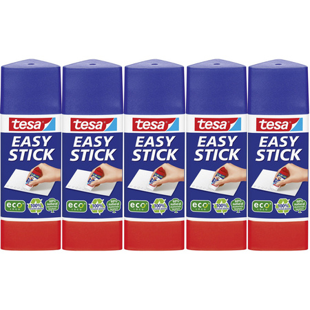 5x Tesa glue stick triangle 25 grams craft supplies