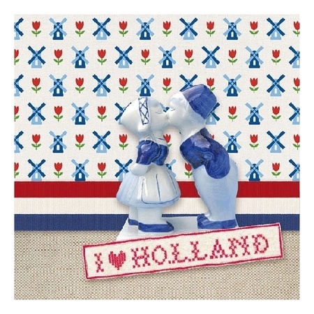 Napkin i love Holland 3-layers 60 pcs